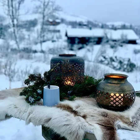 Secluded Mountain In With View Semesterbostad Rauland